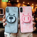 Bear Piggy Case for iPhone6S/6SPlus /7/8Plus/X/XS/XR/XS MAX mobile phone case