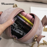Cute Pig Suede Crossbody Women Bag