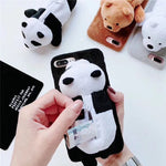 Panda Phone Cases for iPhone 6 6s 7 8 plus x 8plus