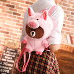 35cm Plush Pig Backpack / Toy (1 Piece)