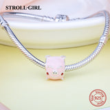 Cute Sterling Silver Pig Charms