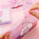 Pink Pig Transparent Storage Pouch