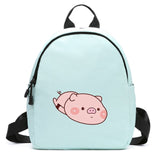 Cute Pig Backpack Women