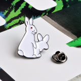 Bunny Metal Shirt Collar Pin