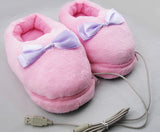 USB Powered Piggy Electric Heat Slippers