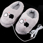 USB Powered Piggy Electric Heat Slippers