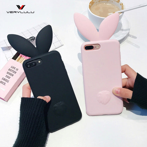 Cute Bunny Ears case for iPhone – petsareawsm Cute Bunny Ears case for iPhone – petsareawsm