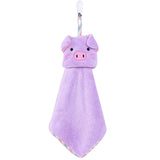 Cute Piggy Hand Towel - petsareawsm