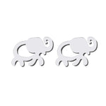 Elephant Stud Earrings