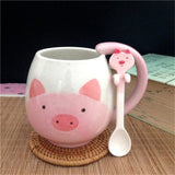 Hand Painted Cute Animal Mug