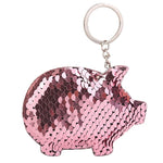 Piggy Glitter Keychain