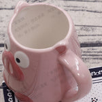 450ml Hot Sale Cute Pink Pig Ceramic Coffee Mug
