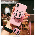 Piggy Phone Case - For Xiaomi 5x 6x 8 8Se Redmi 4x 5 5Plus 6Pro 6 Note 4x 6Pro