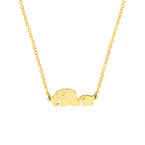 Elephant Shape Pendant Necklace