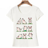 Best friends Super Cute Animal Yoga Print T-Shirt