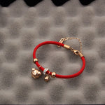 Rose Gold Color Pig Charm Bracelet