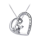 Sterling Silver Pig Pendant Necklace