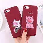 Funny Pig Phone Case For iPhone