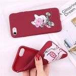 Funny Pig Phone Case For iPhone