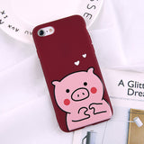 Funny Pig Phone Case For iPhone