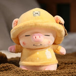 20cm Kawaii Blink Headgear Pig Stuffed Soft Plush