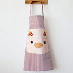 Cute Pig Kitchen Waterproof Apron