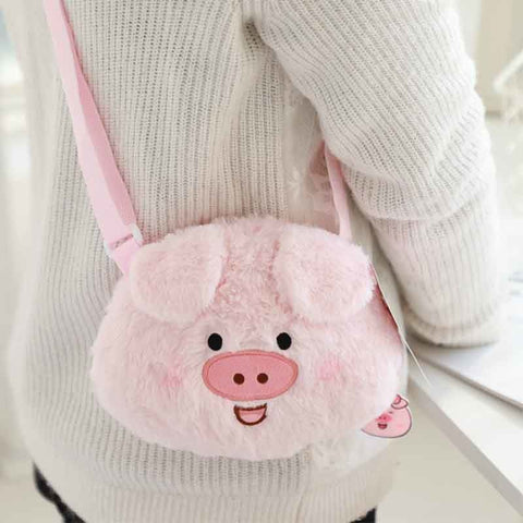 Lovely Plush Piggy Handbag