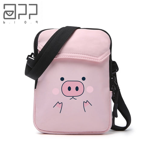 Cute Piggy Mini Messenger Bag